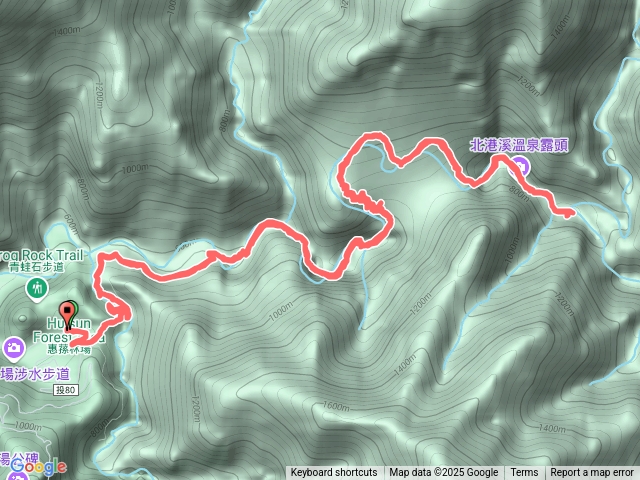 20250216惠蓀林場北港溪峽谷溫泉