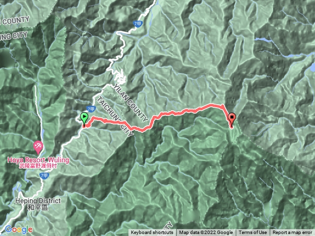 南湖3天7峰，D1 勝光至圈谷山屋