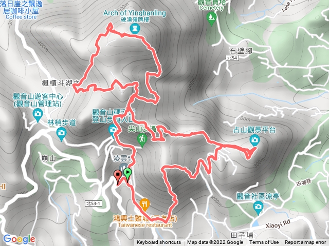 硬漢嶺 小北插 占山