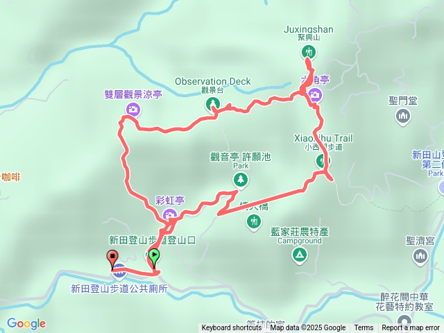 20250125台中聚興山新田登山步道