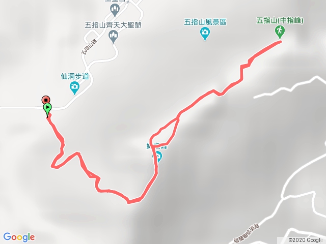 5五指山登山步道