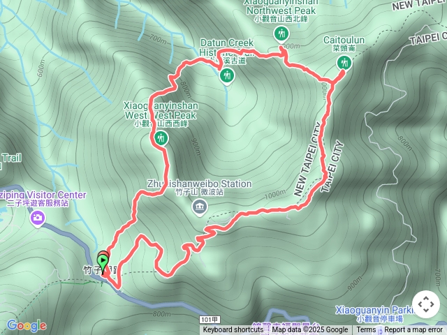 小觀音山連峰大O型