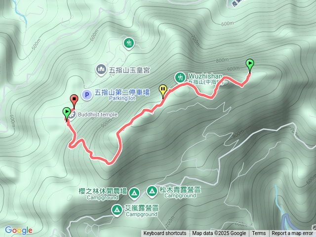 北埔五指山登山步道
