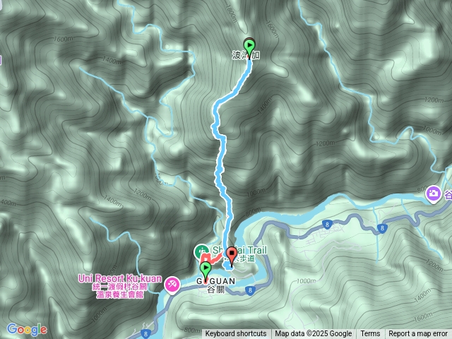 谷關波津加山坡真陡預覽圖