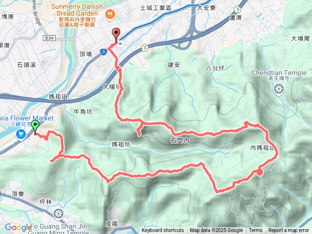 114/2/1週六初四☆長壽山*成福山*十八羅漢岩*石門內尖山*石門內尖山東峰*火焰山*大暖尖山*猴洞O型縱走☆預覽圖