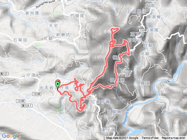 半天岩紫雲寺走三寶山登山步道