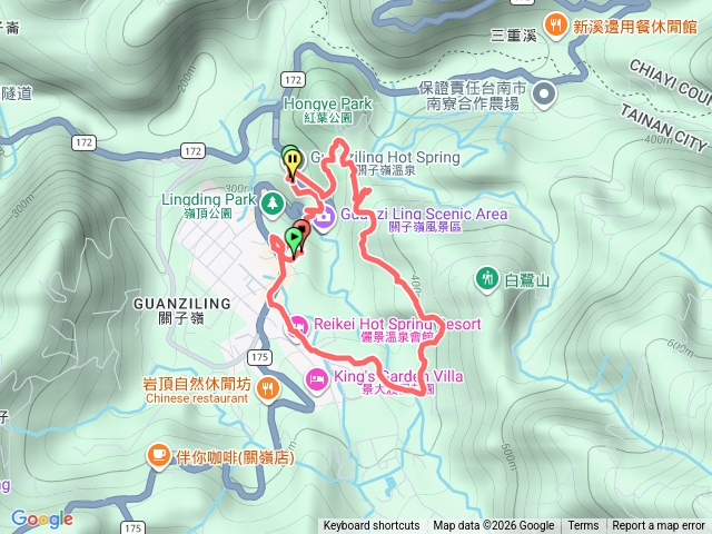 關子嶺溫泉區，美拍健步