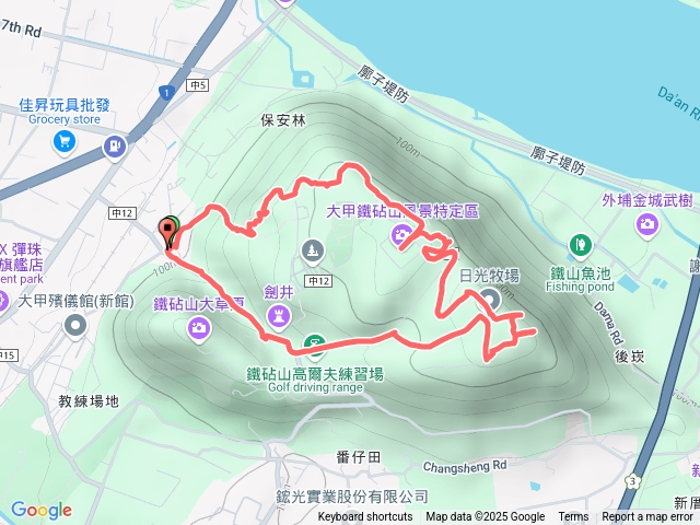 114、O2．03台中大甲鐵砧山（桂花泉步道上－成功路下）預覽圖