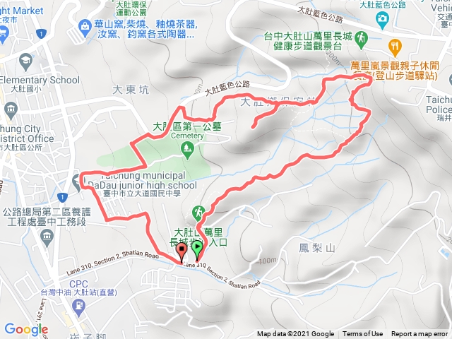 大肚萬里長城 旗開得勝