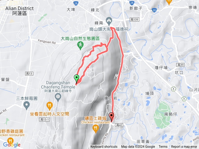 2024-02-13大岡山-三角公園-龍磐一線天-心涼亭