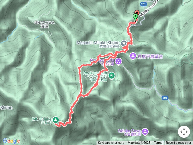20250509日本三刷/東京青梅御岳山健行：御岳山-奧の院峰-鍋割山-大岳山折返（獨行）