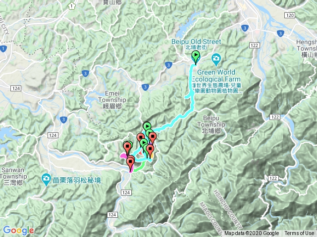 2020.12.23樟之細路(北埔老街~峨眉獅頭山)途經大分林山、石硬子古道，獅尾山、獅頭山、猿山、六寮山