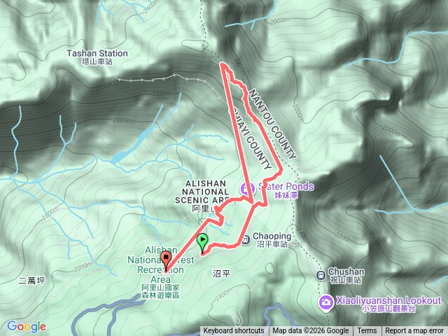 塔山，阿里山園區預覽圖