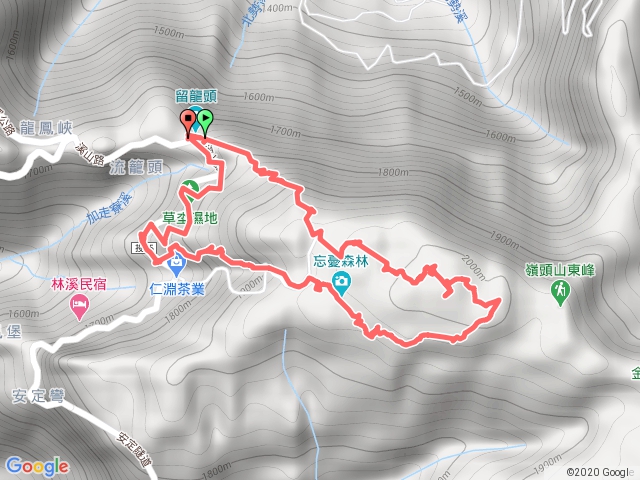 留龍頭 嶺頭山 忘憂森林O型