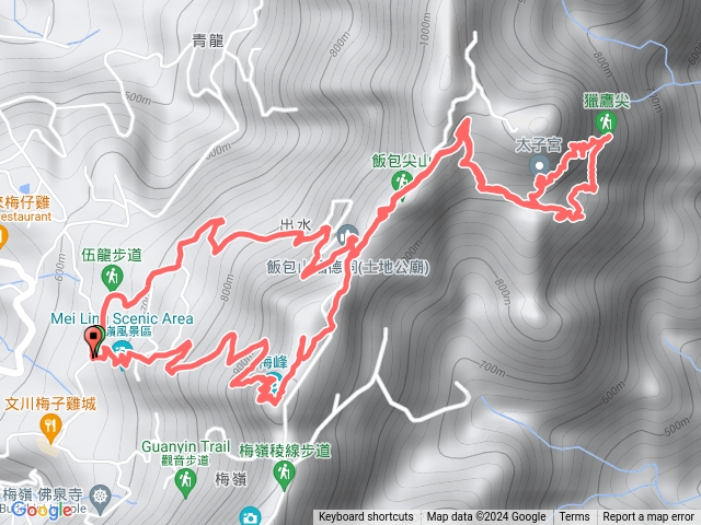 梅嶺古道一線天