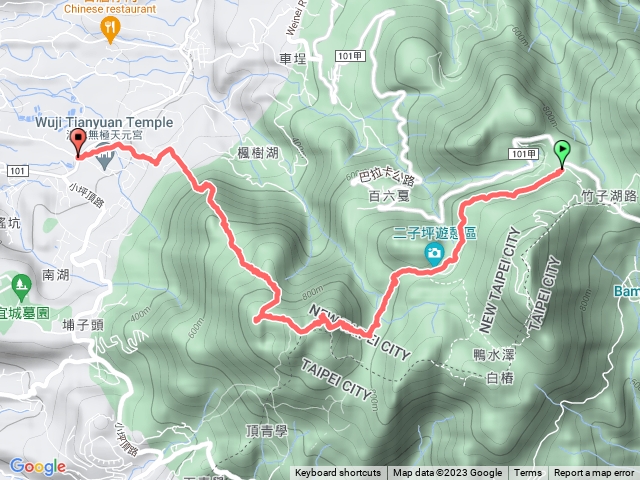 面天山－向天池