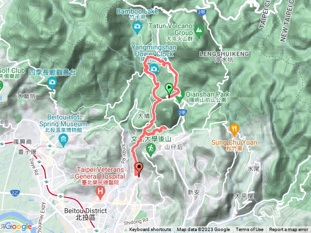 紫明溪大屯瀑布半嶺圳步道