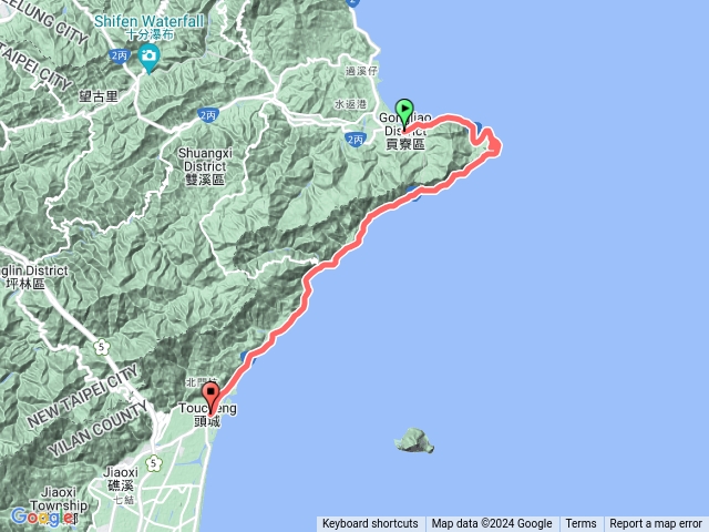 環島第三天 福隆到頭城