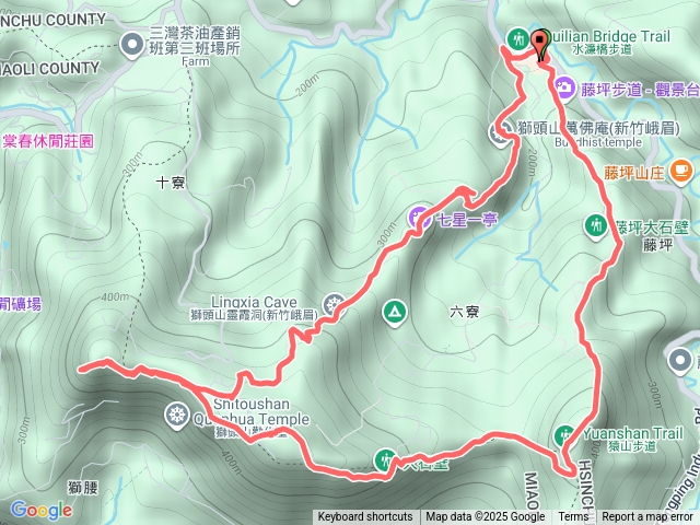 獅猿O型縱走預覽圖