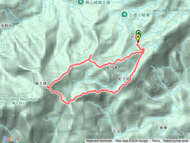 鶯子嶺太和山坪溪古道