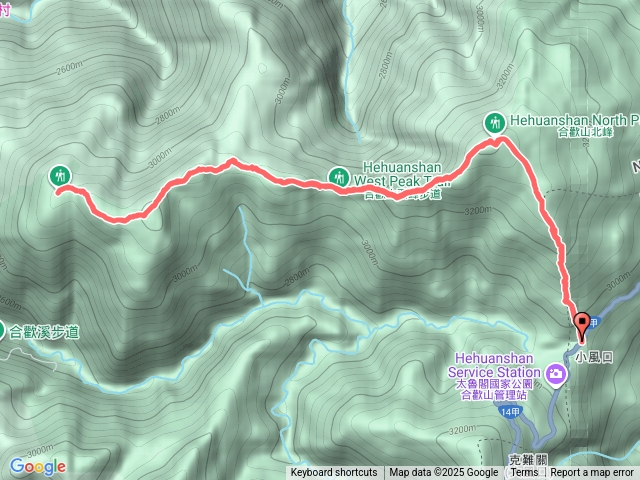 合歡北西北登山步道