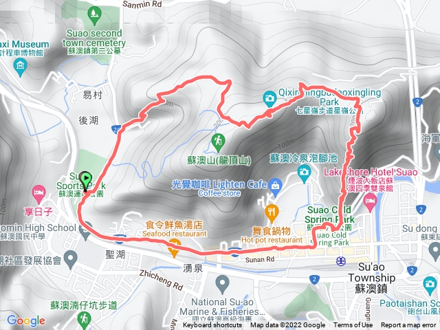 蘇澳七星嶺步道(游泳池停車場）