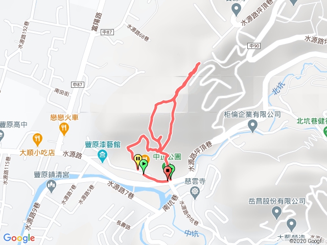 豐原中正公園後山步道