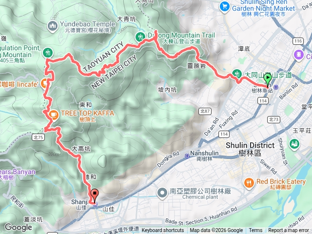 微笑山線 大棟山系 405高地段預覽圖