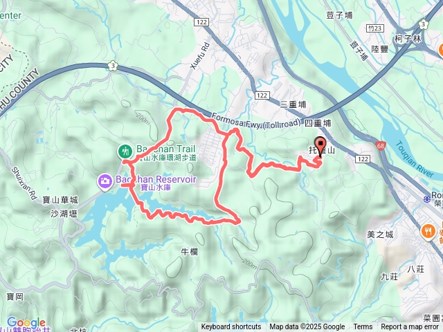 金福街到寶一水庫預覽圖