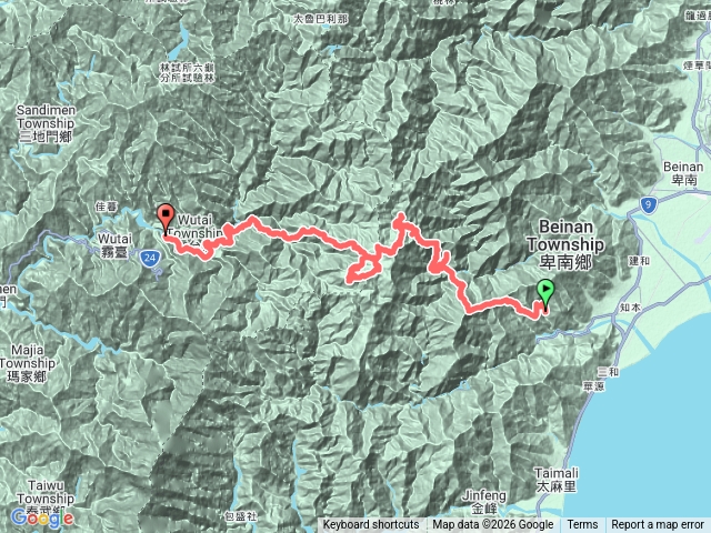 知本運材系統全段 - 弘毅礦道 - 小鬼湖出哈尤溪預覽圖