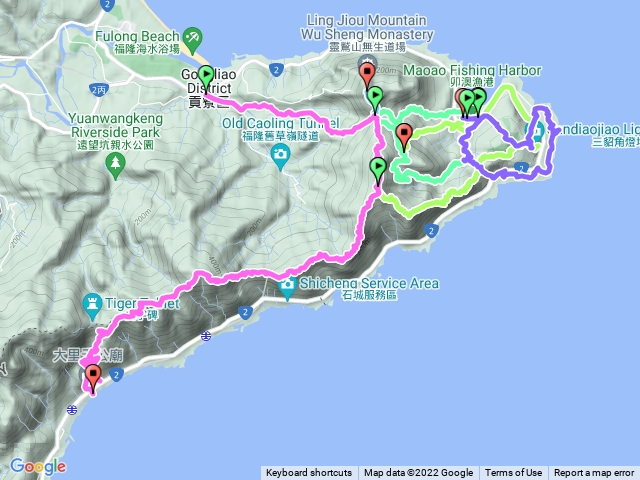 20221218卯澳越嶺萊萊連走馬崗漁港上三貂角燈塔下天堂路O行