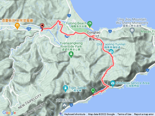 隆嶺古道、田寮洋、貢寮老街