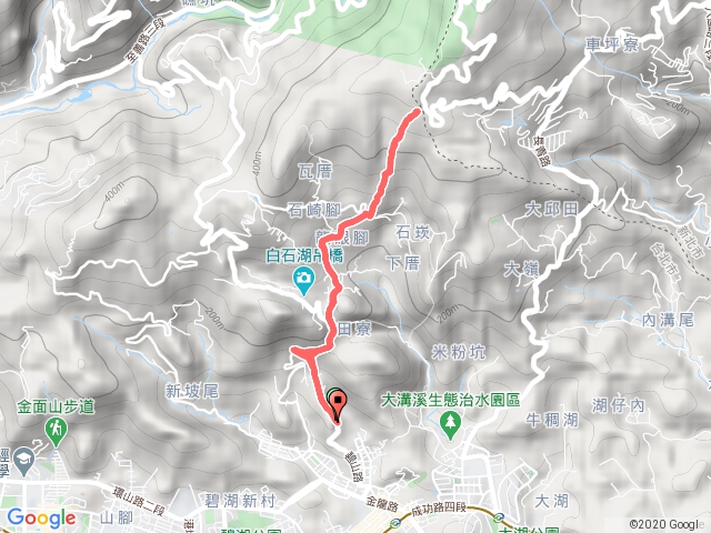 白石湖、五指山