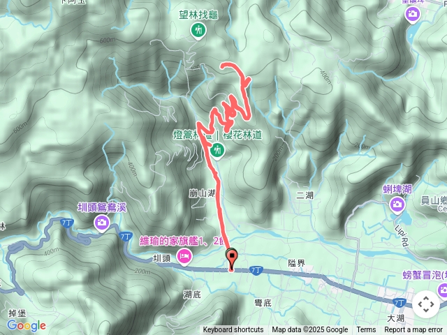 崩山湖_燈篙林道_肖楠步道_廢棄工寮泡茶去預覽圖