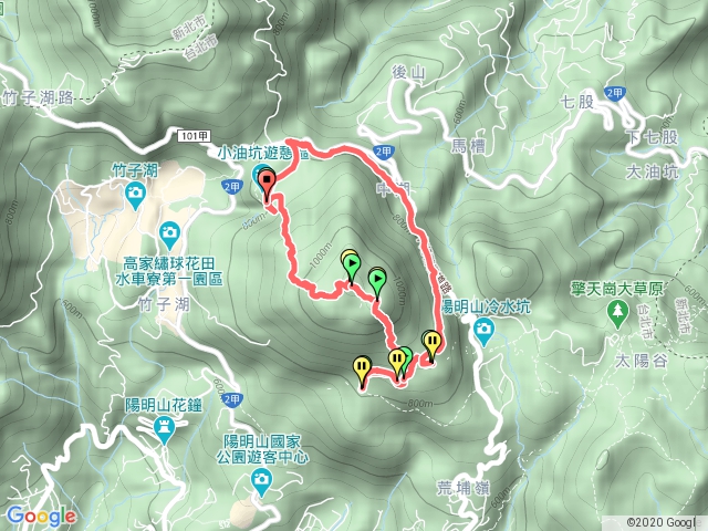七星山步道環狀