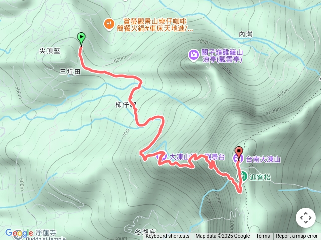 台南－臺灣百大必訪步道關仔嶺大凍山步道-上山