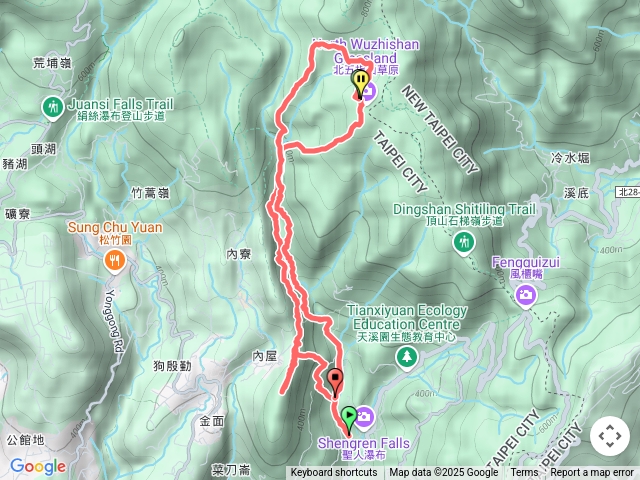 北五指山石溪山