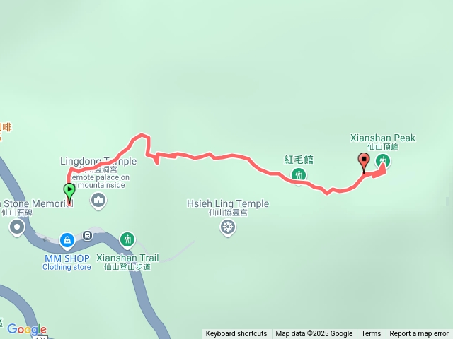 2025.01.18－仙山登山步道(上山路線)