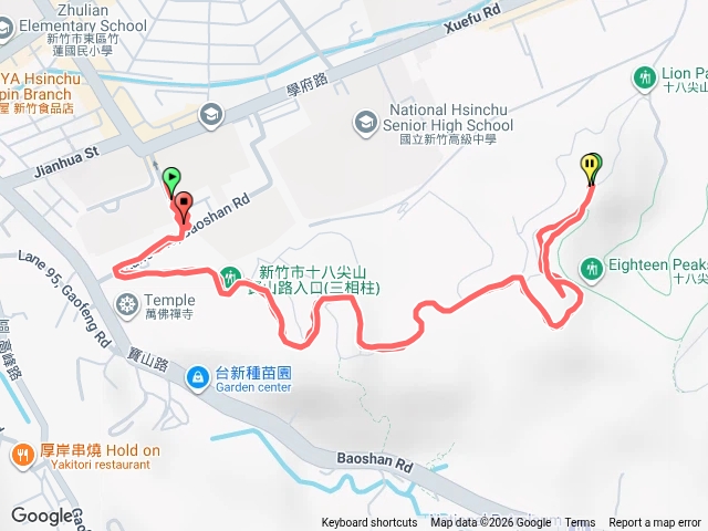 從建華國中上十八尖山預覽圖