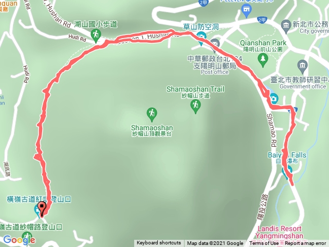 半嶺古道漫步 -前山公園-白雲瀑布 折返