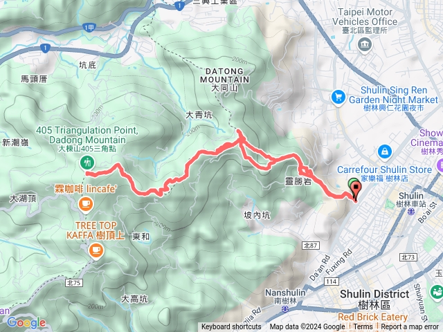 大同山、大棟山、青龍嶺