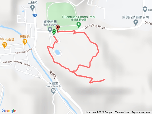 暖東苗圃到頂寮山