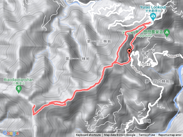 新竹尖石 魯壁山-東穗山-大島田山縱走來回