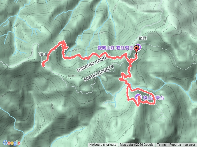 榛山步道蜜月小徑檜山巨木森林步道預覽圖