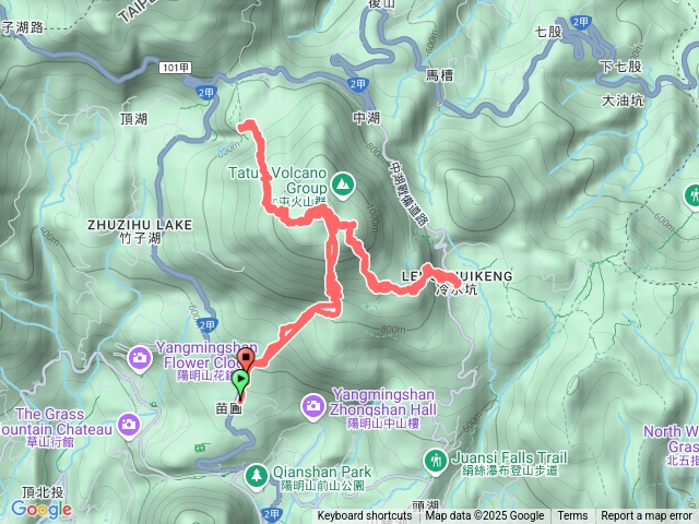 七星山三進三出挑戰