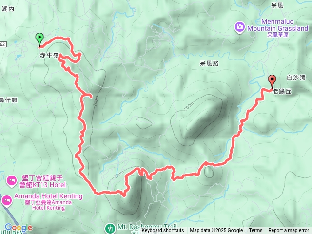 20241123恆春大縱走(鎮南宮進、永靖出)