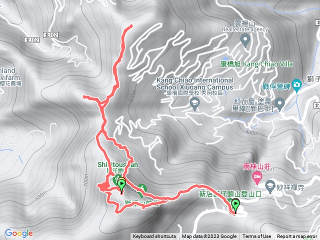獅仔頭山、粽串尖、大丘田山、獅頭山前峰