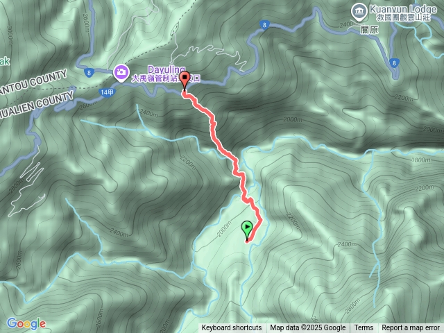 屏風D2 松針-登山口
