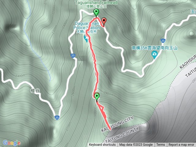 一日雙星塔關山