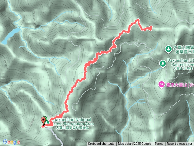 稍來小雪步道到暸望台